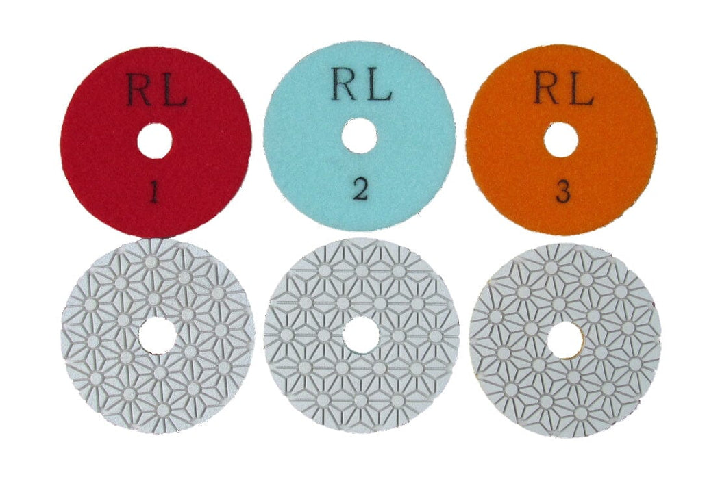 3 Stage Diamond Polishing Pads Diamond Polishing Pad Wet Use Abrasives World Coarse