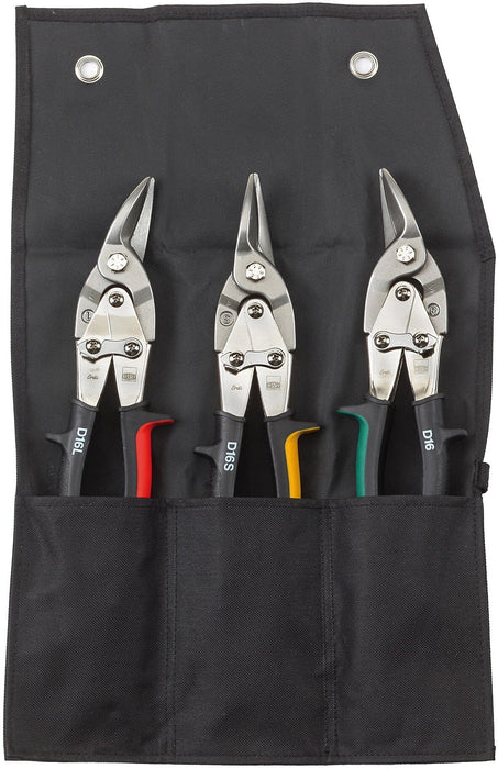 BESSEY DSET16 Aviation snips-Set of 3 Cutting Snips ABRASIVES FOR INDUSTRY LIMITED - Abrasives world