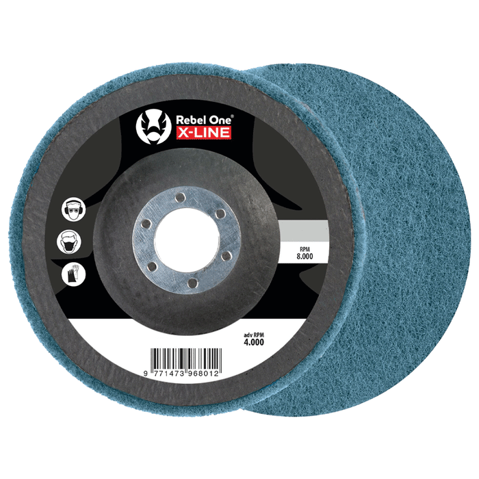 CIBO Unitised XAG 5AM X Line Discs Polishing Products Abrasives World 115mm