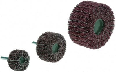 Combination Flap Wheels on a Spindle Flap Wheel Abrasives World