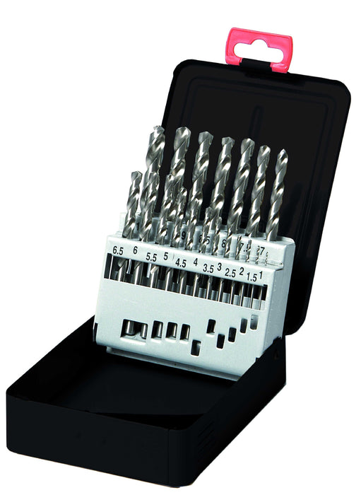 DRILLS 1-10mm x 0.5mm TIN 19pcs Set HSS DRILLS ABRASIVES FOR INDUSTRY LIMITED - Abrasives world