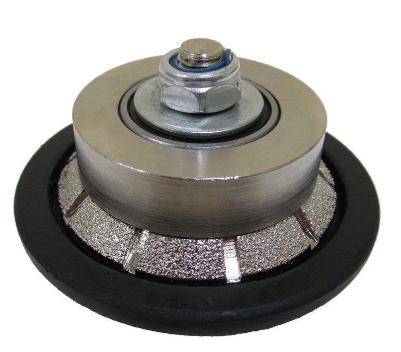 Diamond Profiling Router Wheels For Granite Diamond Edge Router Abrasives World Flat Bevel - 5mm Horizontal + Vertical