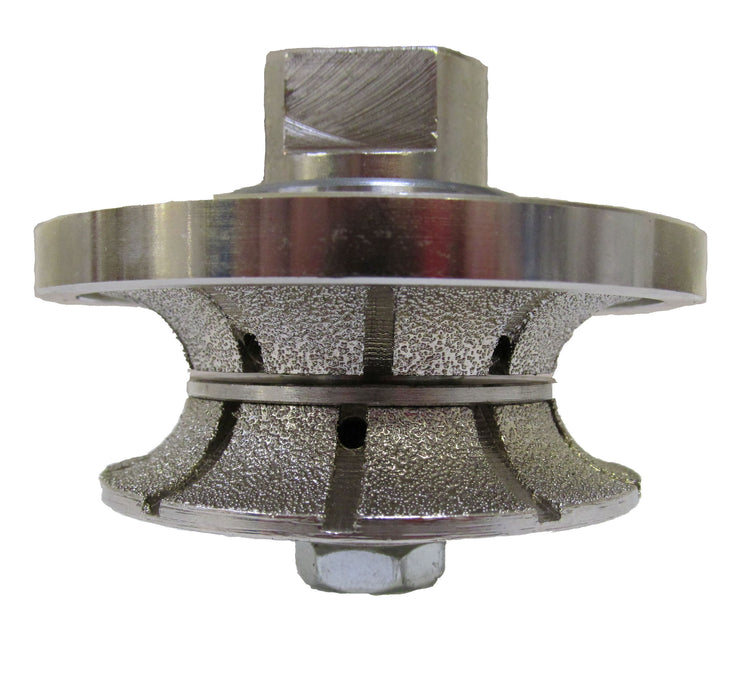 Diamond Profiling Router Wheels For Granite Diamond Edge Router Abrasives World Full Bullnose - 20mm Radius