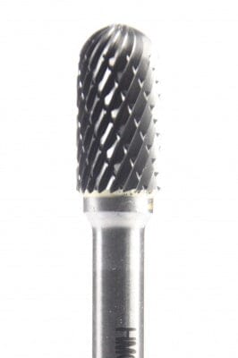 Carbide Burrs - Dome End (Bull nose) Cylinder Carbide Burr Non Ferrous Abrasives World