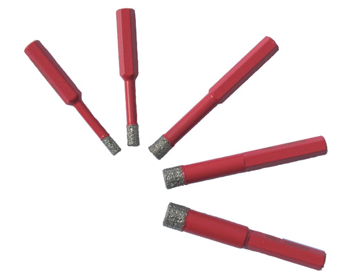 Premium Tile Drill Bits - Dry Use Diamond Dry Use Tile Core Drill Bits Abrasives World