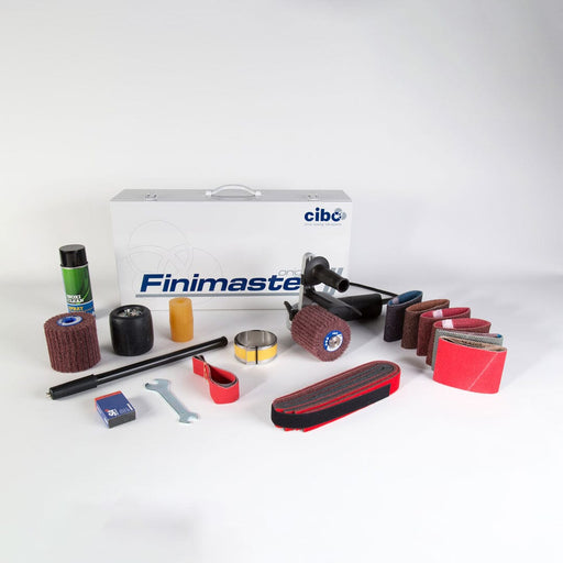 CIBO Finimaster Drum Sander 19mm Keyway Shaft Machine Kit ABRASIVES FOR INDUSTRY LIMITED - Abrasives world 110v 