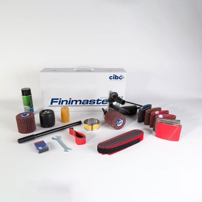 CIBO Finimaster Drum Sander 19mm Keyway Shaft Machine Kit ABRASIVES FOR INDUSTRY LIMITED - Abrasives world 110v