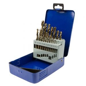 DRILLS 1-10mm 5% Cobalt Twist Drill 19pc Set HSS DRILLS ABRASIVES FOR INDUSTRY LIMITED - Abrasives world