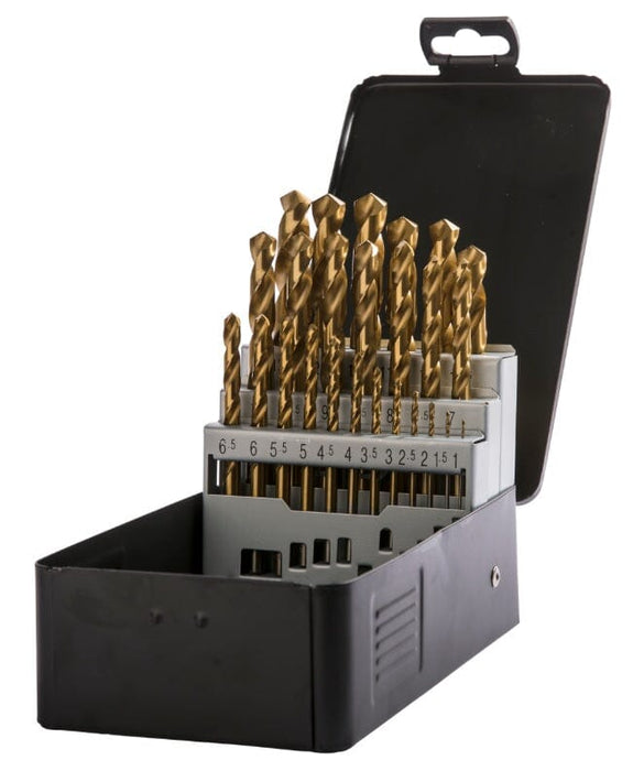 DRILLS 1-13mm 5% Cobalt Twist Drill 25pc Set HSS DRILLS ABRASIVES FOR INDUSTRY LIMITED - Abrasives world