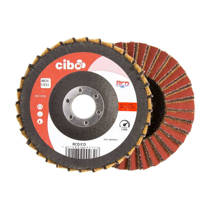 CIBO Rapid Combi Discs Flap Discs Abrasives World 115 x 22.2mm Course 1