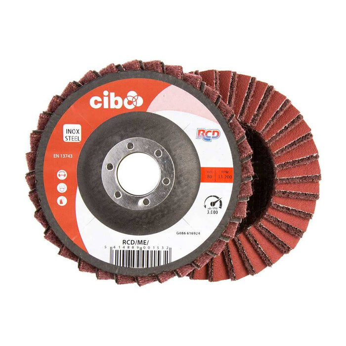 CIBO Rapid Combi Discs Flap Discs Abrasives World 115 x 22.2mm Medium 1