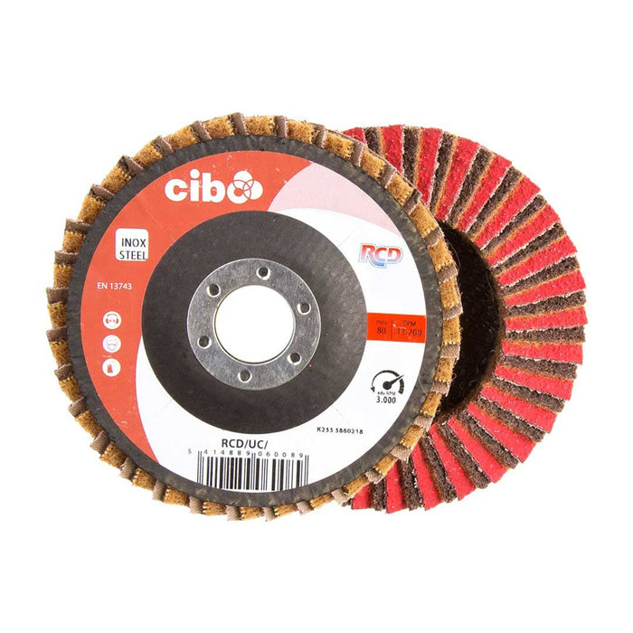 CIBO Rapid Combi Discs Flap Discs Abrasives World 115 x 22.2mm Ultra Course 1
