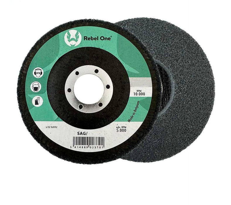 CIBO Unitised Metal Polishing Discs (SAG Range) Unitised Products Abrasives World 115mm SAG-5