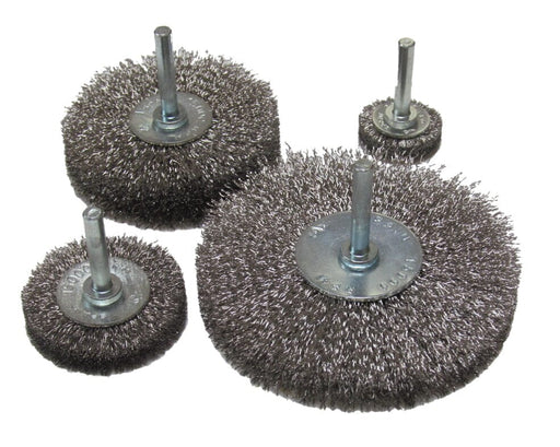 Spindle Mounted Radial Brush Wheels: Stainless Wire Brushes Abrasives World