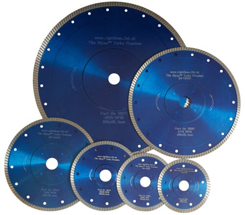 Tile Slysa Turbo Premium. Fast Cutting Porcelain Tile Blades Diamond Blade Tile Slysa Abrasives World