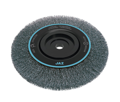 JAZ Bench Wire Brush Wheels: Stainless Steel Wire Brushes Abrasives World