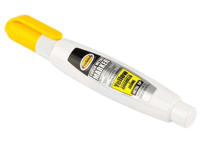Super Metal Markers Markers Abrasives world Yellow