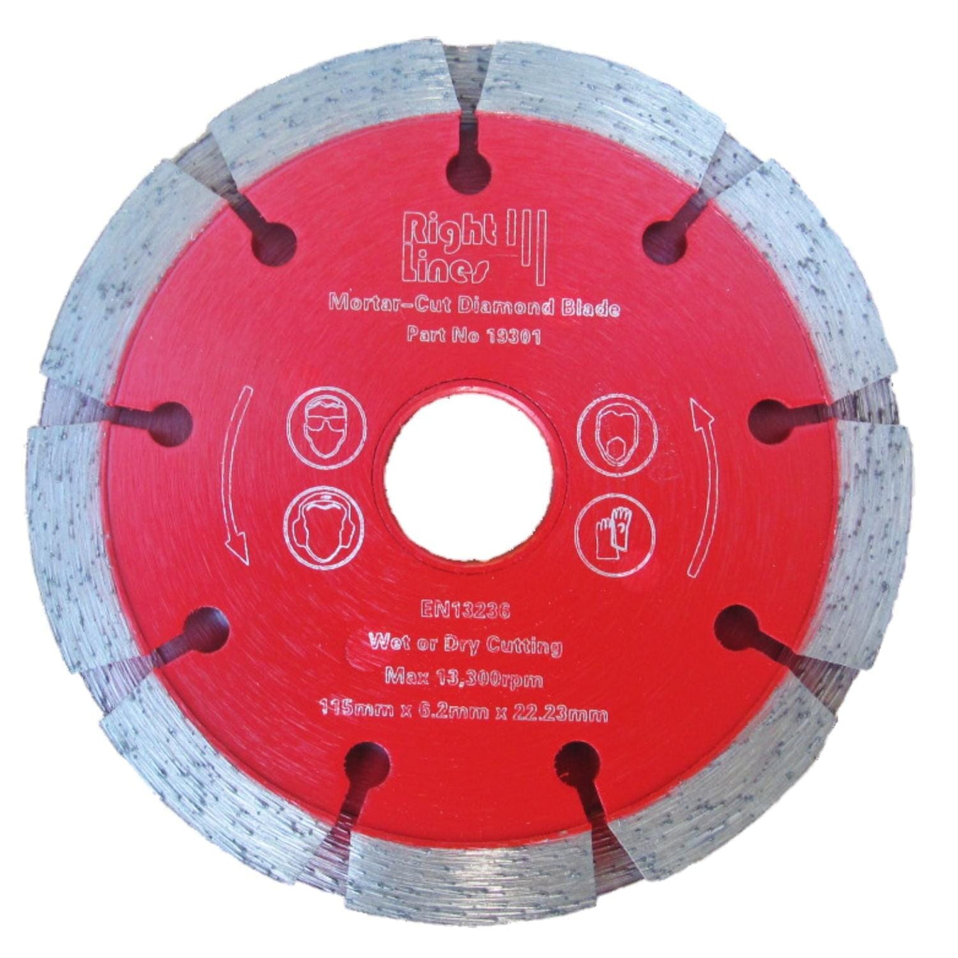 RIGHT LINES Diamond Mortar Raking Discs - Raking Fingers