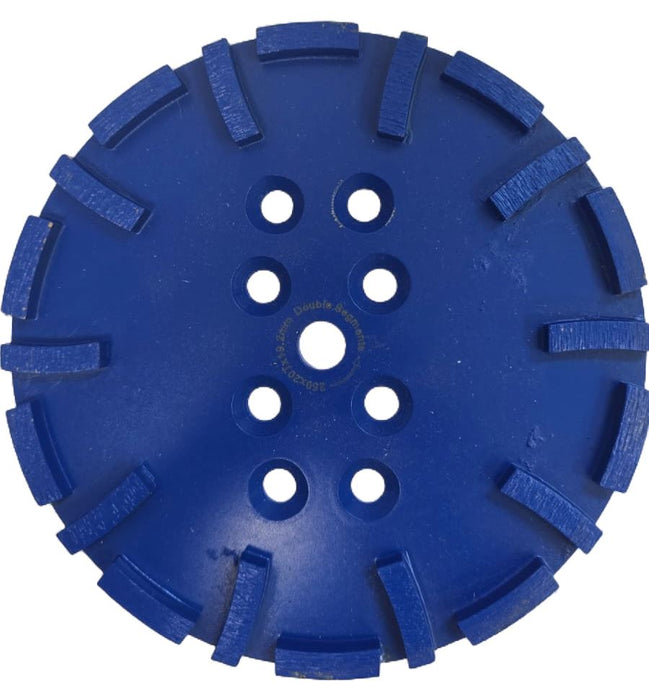 RIGHT LINES Diamond Floor Grinding Plates - 250 mm Diamond Grinding Abrasives World 20 Segments 