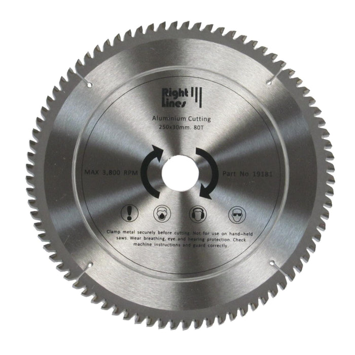 RIGHT LINES Aluminium Cutting TCT Circular Saw Blades Saw Blades Abrasives world 