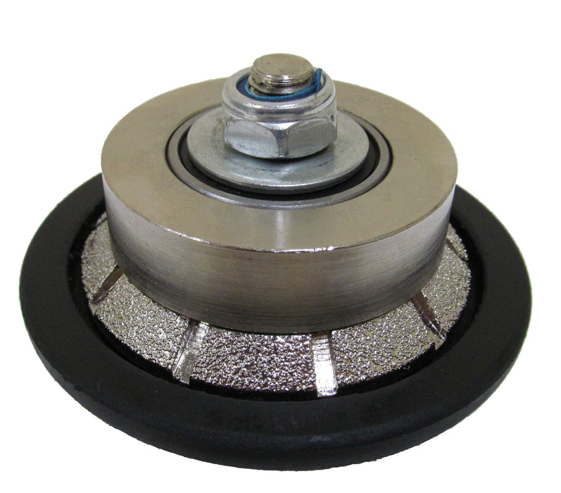 Diamond Profiling Router Wheels For Granite Diamond Edge Router Abrasives World Flat Bevel - 5mm Horizontal + Vertical 