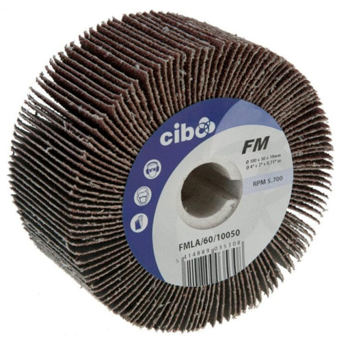 CIBO Cloth Flap Wheel Brushes with 19mm Keyway (FMLA) Flap Wheel Abrasives World 