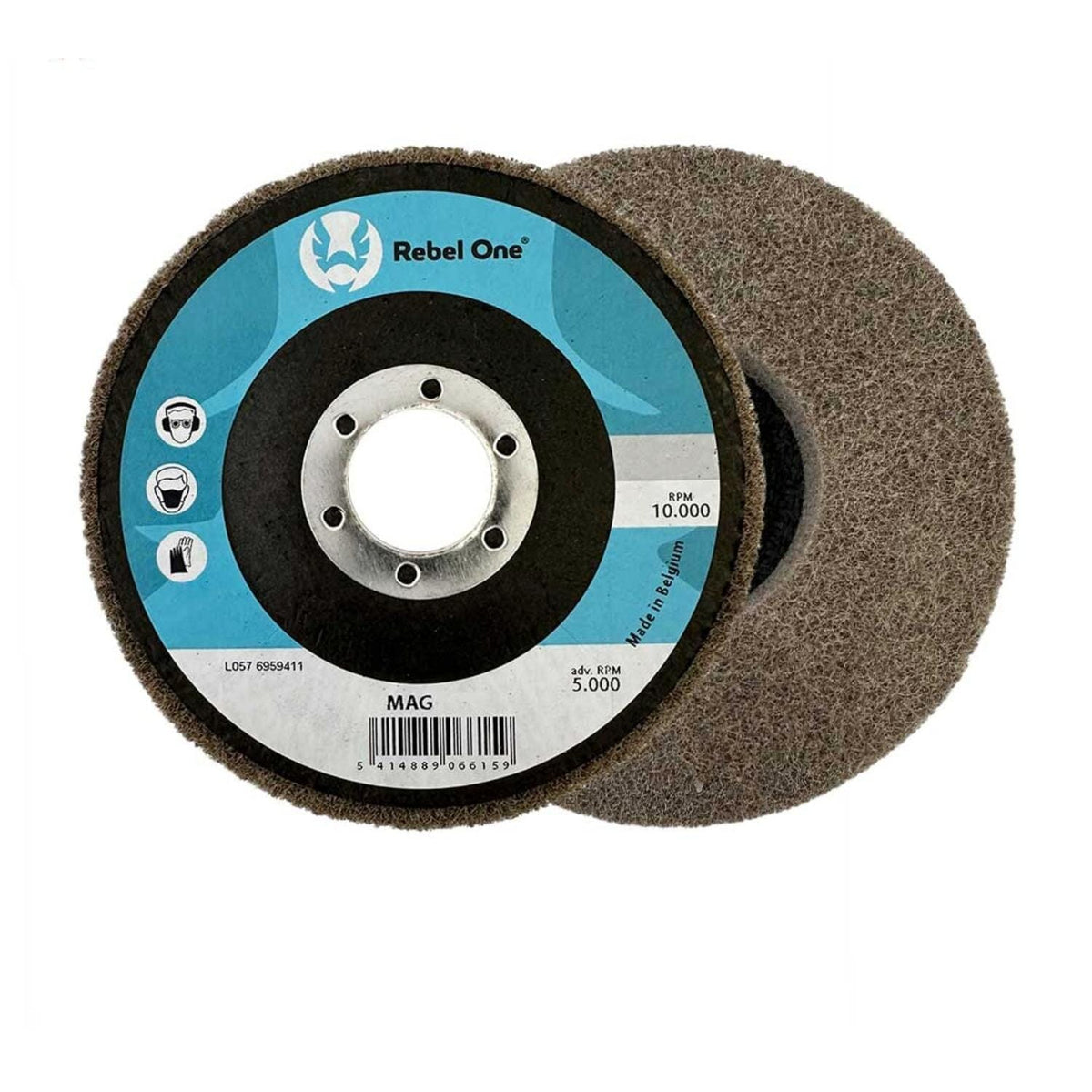 CIBO Unitised Pre-Polishing Discs – 115/125mm Stainless/Alloy