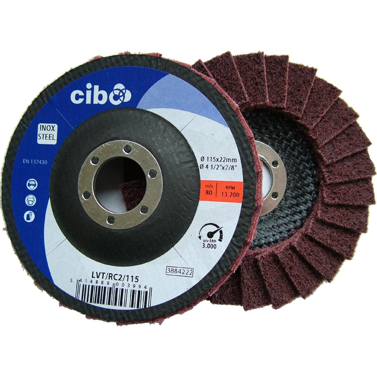 Surface Conditioning Flap Discs – Stainless Steel Finishing Discs