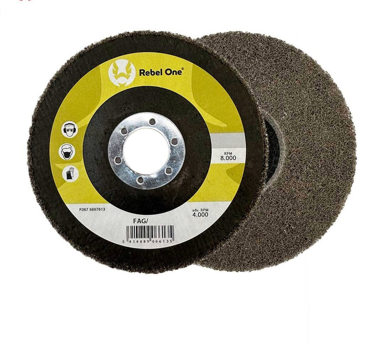 CIBO Unitised Metal Polishing Discs (SAG Range) Unitised Products Abrasives World 115mm FAG-4 