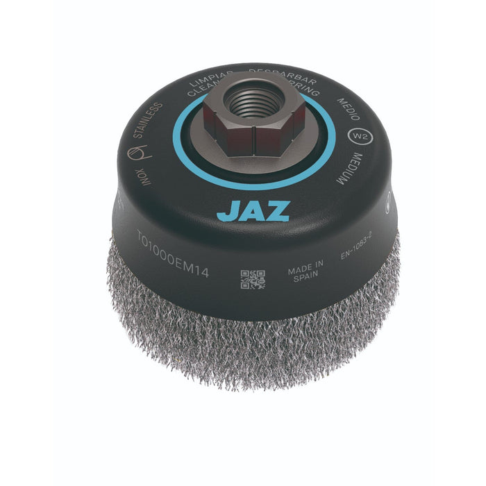JAZ Cup Wire Brushes: Stainless Steel Wire Brushes Abrasives World 
