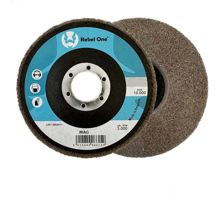 CIBO Unitised Metal Polishing Discs (SAG Range) Unitised Products Abrasives World 115mm MAG-6 