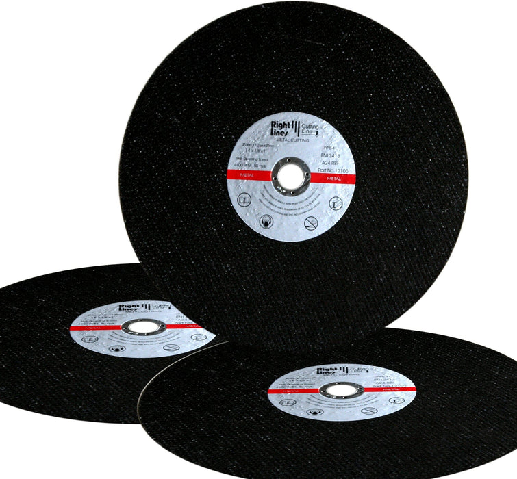 RIGHT LINES Metal Cutting Disc Wheels For Petrol Saws Metal Cutting Discs Abrasives World 