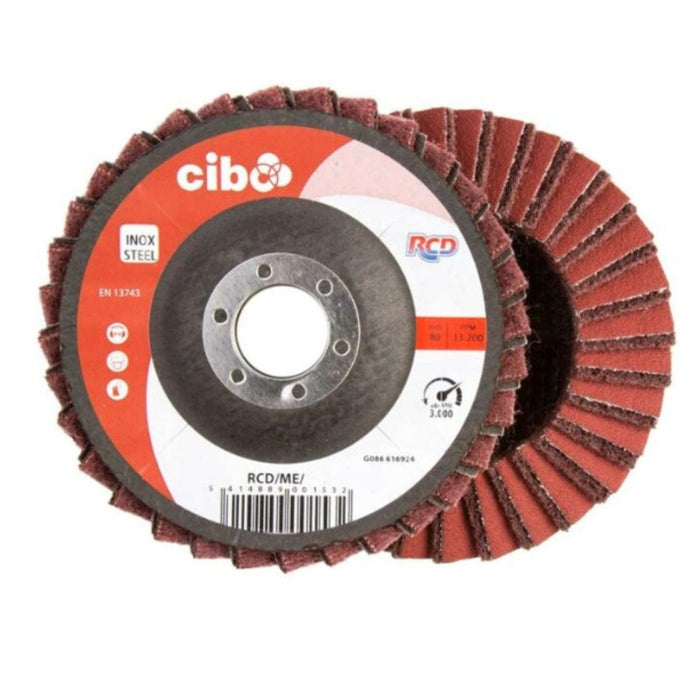 CIBO Rapid Combi Discs Flap Discs Abrasives World 115 x 22.2mm Medium 1