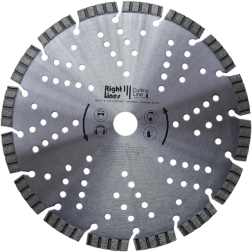 RIGHT LINES Multi Slysa Premium Diamond Cutting Discs For Hard Materials Diamond Multi-Slysa Blades Abrasives World 