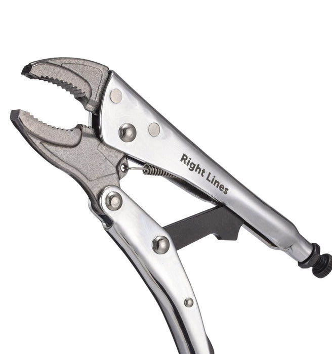 RIGHT LINES Straight Jaw locking Grip Plier 7" (180mm) Right lines Abrasives world 