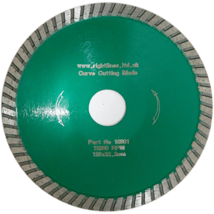 RIGHT LINES Turbo Diamond Discs For Curve Cutting Diamond Curve Cutting Tile Blades Abrasives World 