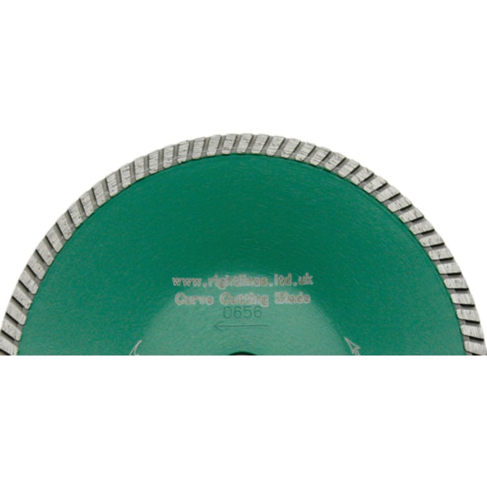 RIGHT LINES Turbo Diamond Discs For Curve Cutting Diamond Curve Cutting Tile Blades Abrasives World 
