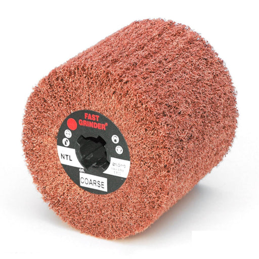 RIGHT LINES Fast Grinder 19mm Key way Non-Woven Wheels for Satin Finishing Machine Flap Wheel Abrasives World 