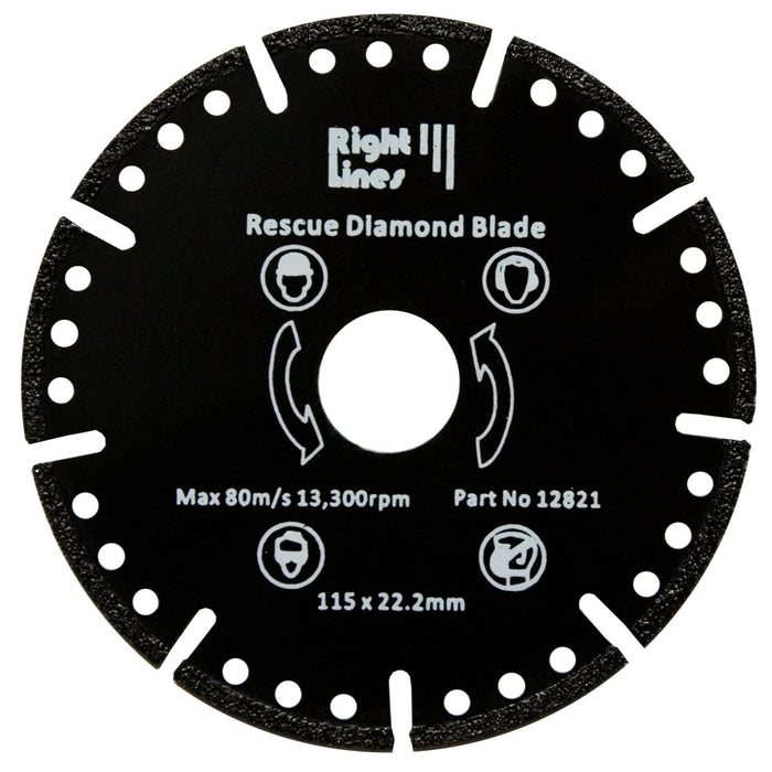 RIGHT LINES Rescue Multi-Cutting Discs Diamond Slitting Blades ABRASIVES FOR INDUSTRY LIMITED - Abrasives world 