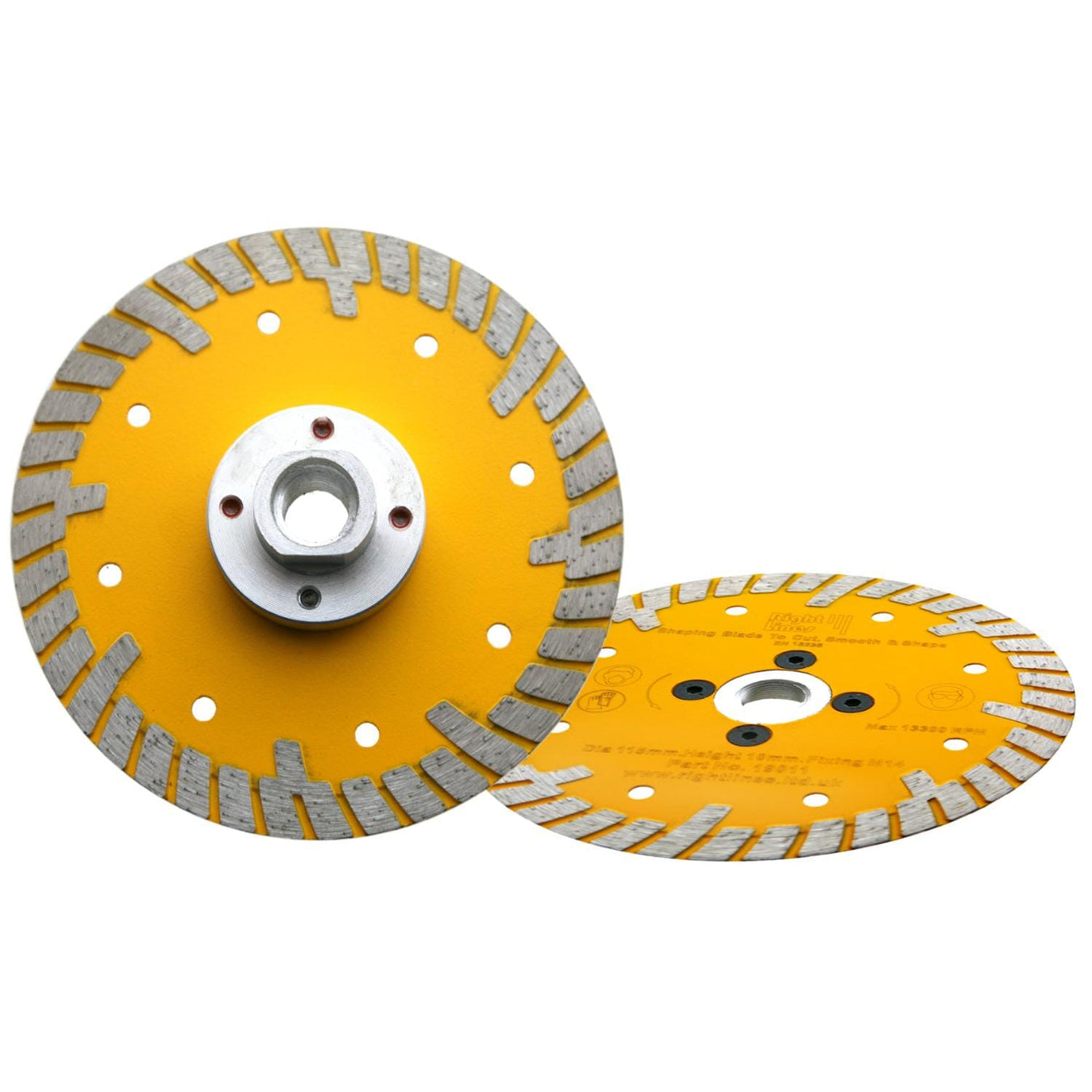 RIGHT LINES Shaping 'Vanity', Flat Faced Diamond Discs Diamond Shaping Blades Abrasives World 