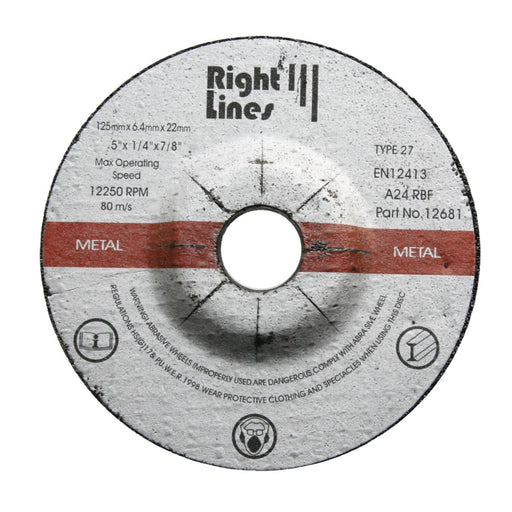 RIGHT LINES Metal Grinding Discs Grinding Discs Abrasives World 