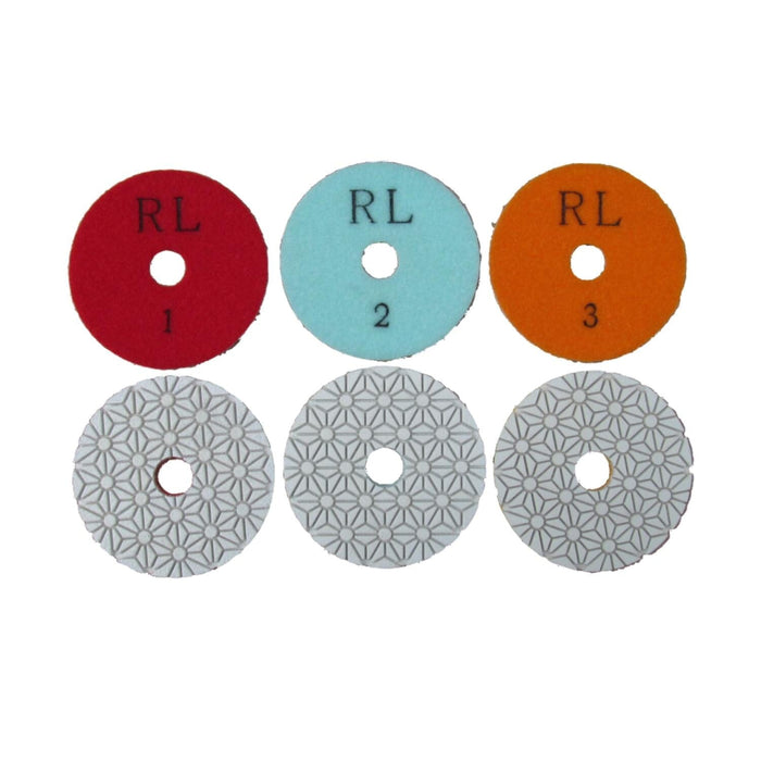 RIGHT LINES 3 Stage Diamond Polishing Pads Diamond Polishing Pad Wet Use Abrasives World 