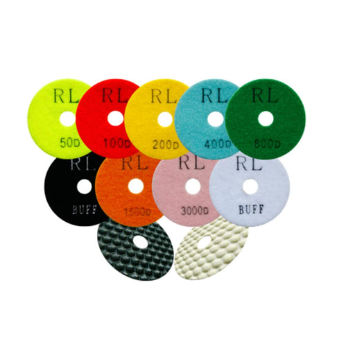 RIGHT LINES Stone Concrete Porcelain Diamond Polishing Pads Dry Use Diamond Polishing Pad Dry Use Abrasives World 