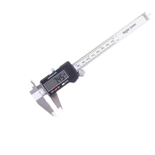 RIGHT LINES 6" (150mm) Standard Metric Imperial Digital Vernier Caliper Measuring Devices Abrasives World 
