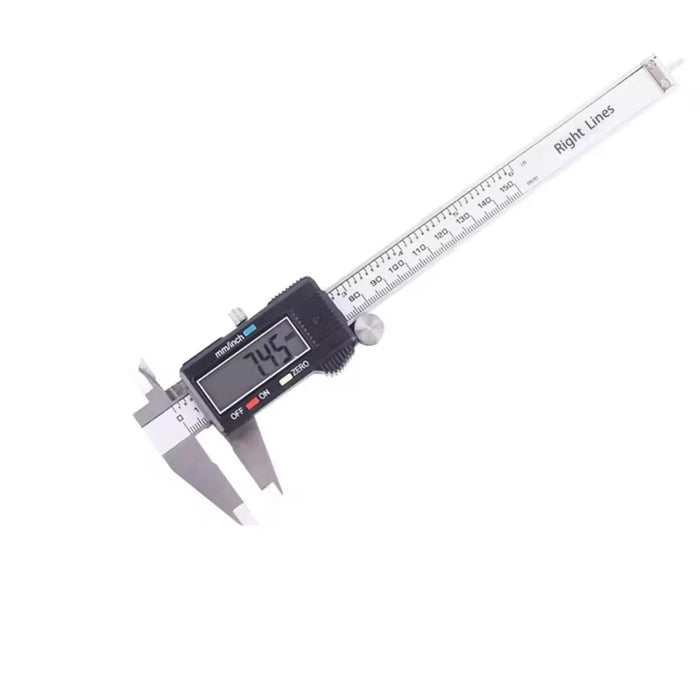 RIGHT LINES 6" (150mm) Standard Metric Imperial Digital Vernier Caliper Measuring Devices Abrasives World 