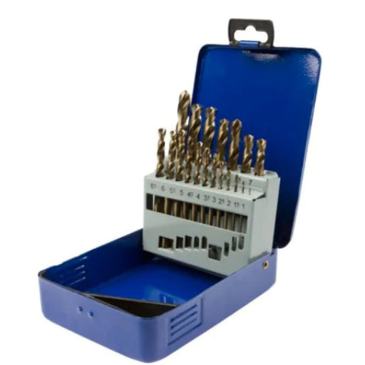 RIGHT LINES DRILLS 1-10mm 5% Cobalt Twist Drill 19pc Set HSS DRILLS ABRASIVES FOR INDUSTRY LIMITED - Abrasives world 
