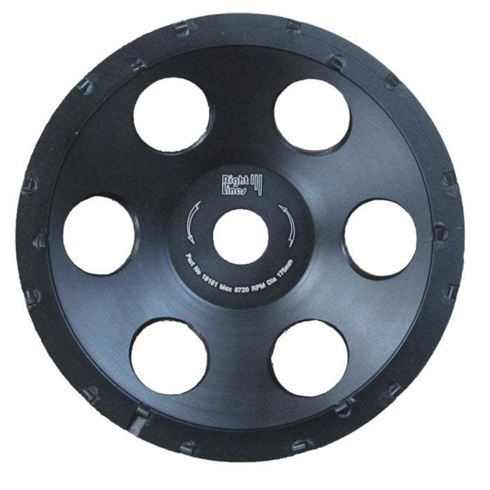 RIGHT LINES PCD Floor Preparation Cup Discs Diamond Floor Plates Abrasives World 
