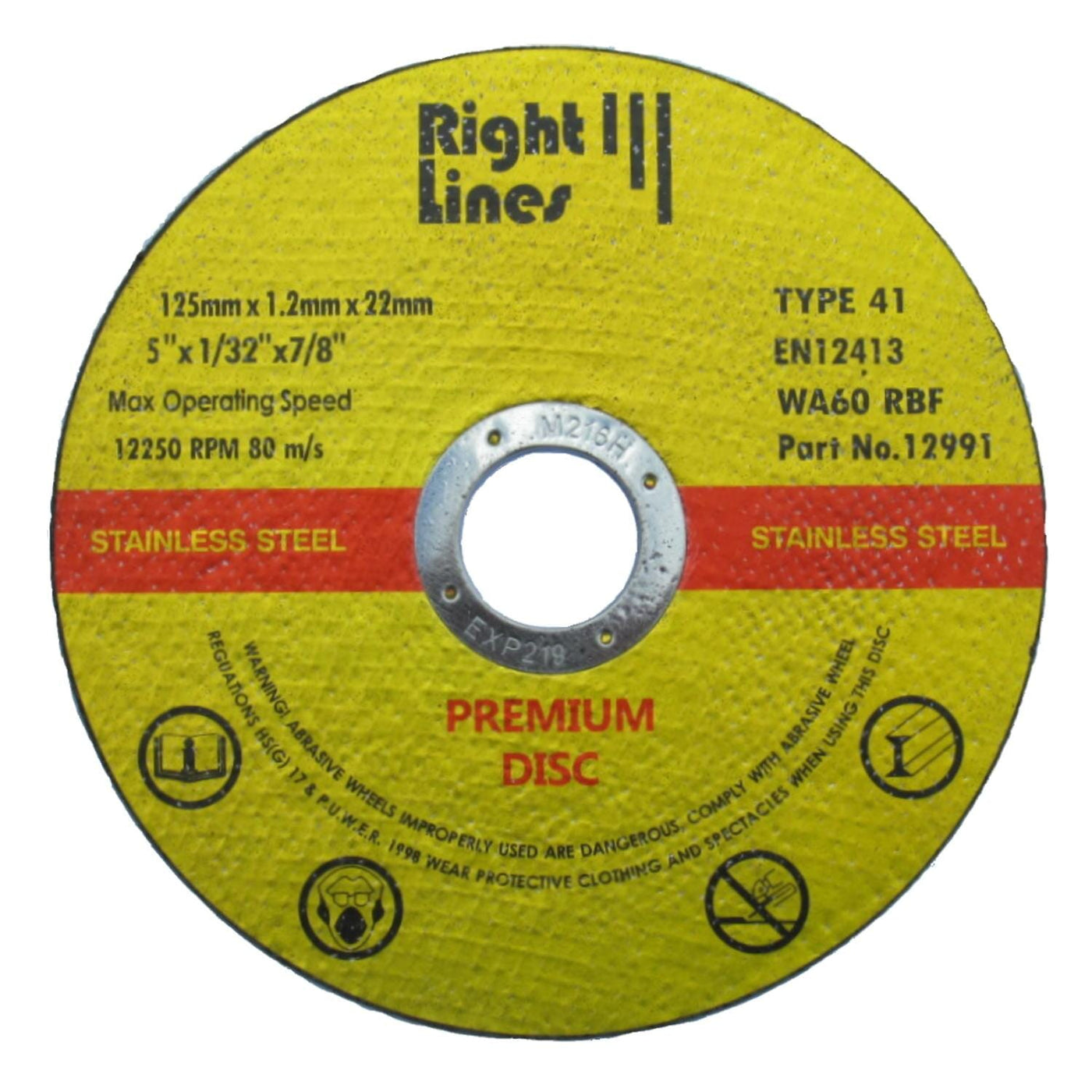 Premium Pro Thin Cutting Discs for Stainless & Mild Steel – 115/125mm
