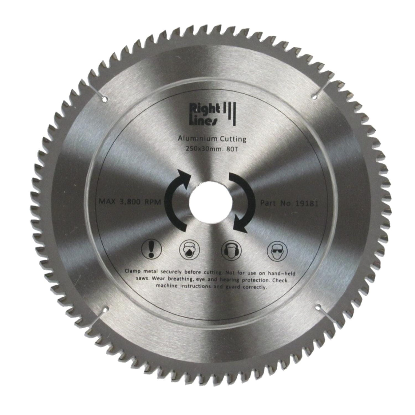 RIGHT LINES Aluminium Cutting TCT Circular Saw Blades Saw Blades Abrasives world 