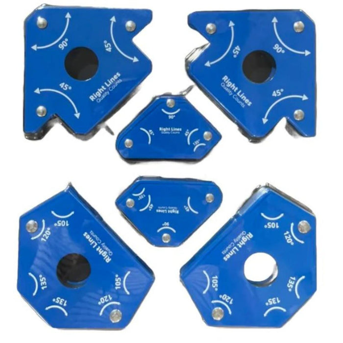 RIGHT LINES 6PCS WELDING MAGNET SET AW GROUP Abrasives world 